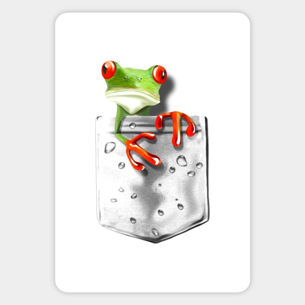 Pocket Frog Magnet by Artizan